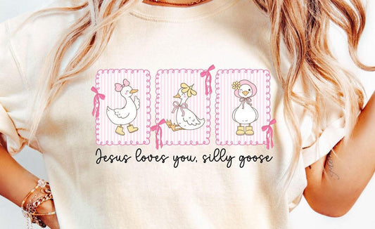 Jesus loves you, Silly Goose