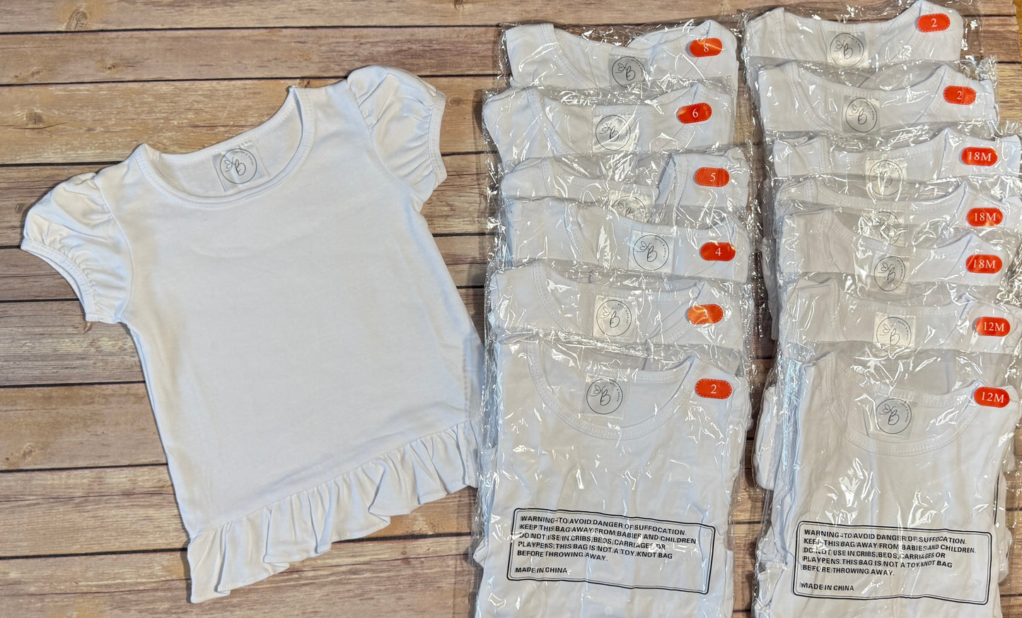 BLANK Girls Ruffle Shirt