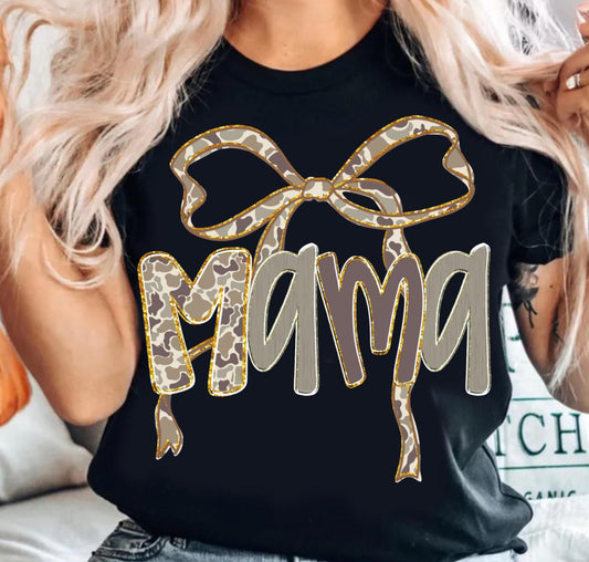 Mama Camo Bow