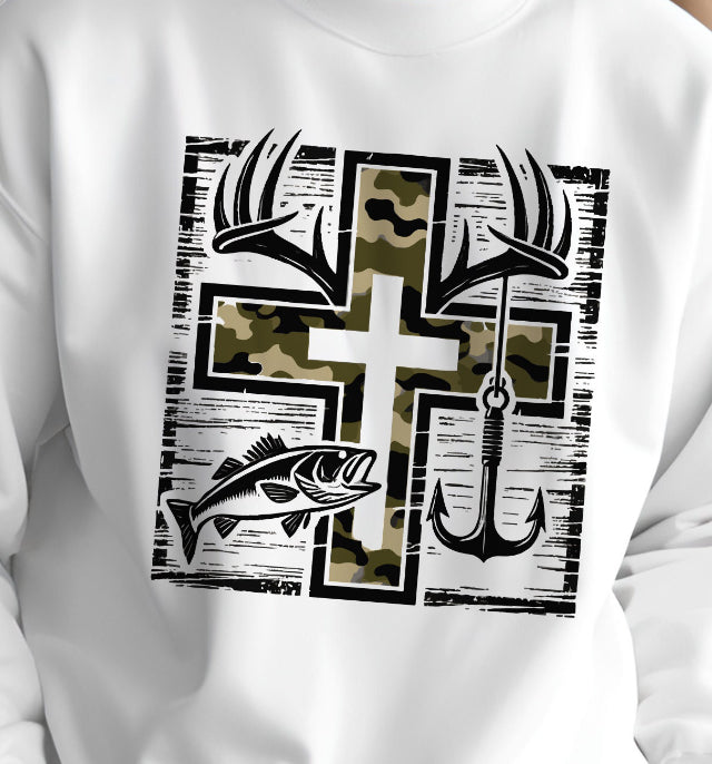 Toddler Camo, Cross, Fishing