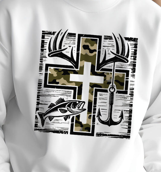 Toddler Camo, Cross, Fishing