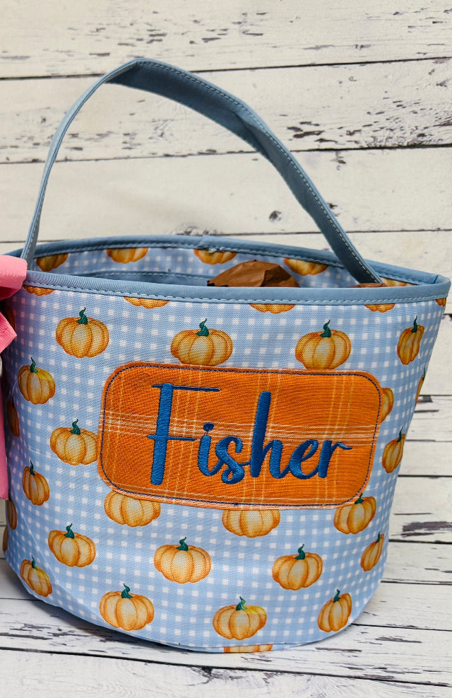 Trick-or-treat basket ￼